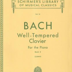 J.S Bach Well-Tempered Clavier For The Piano Book 2